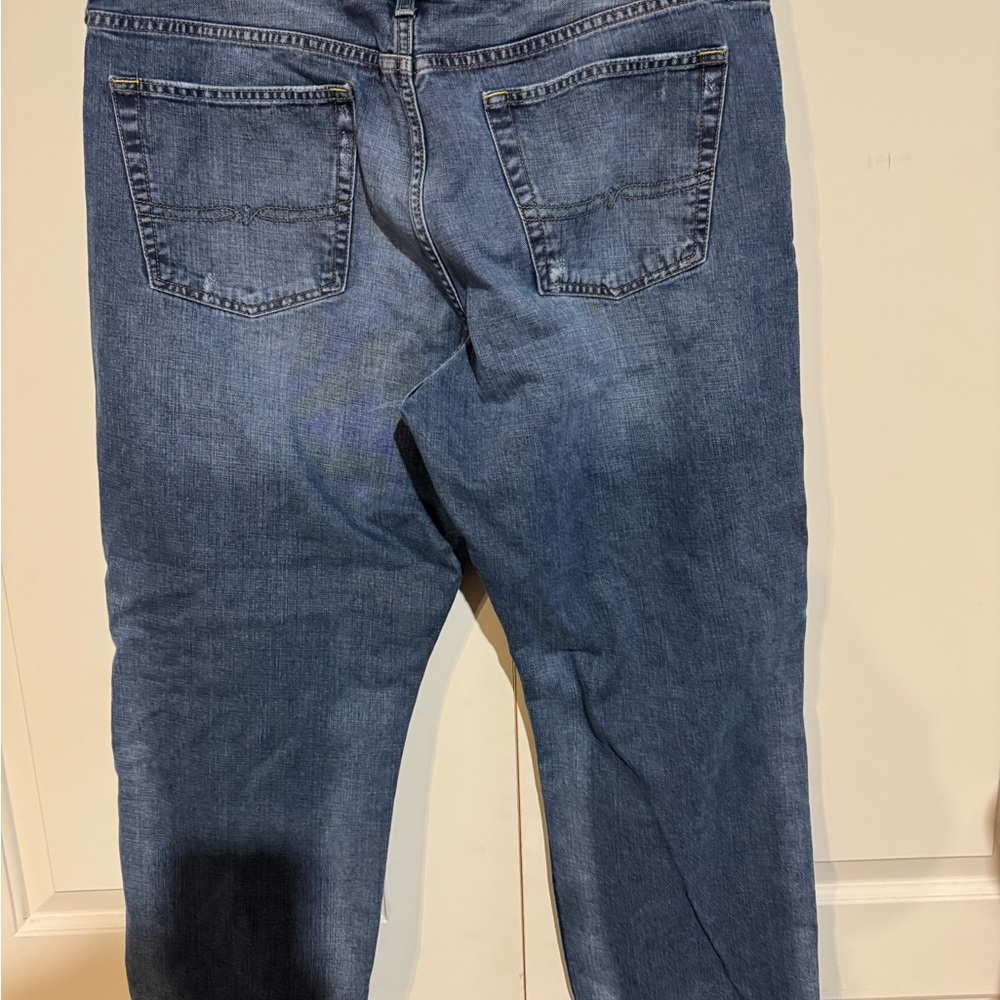 Lucky brand men’s jeans 40x30 faded blue - Picture 4 of 11